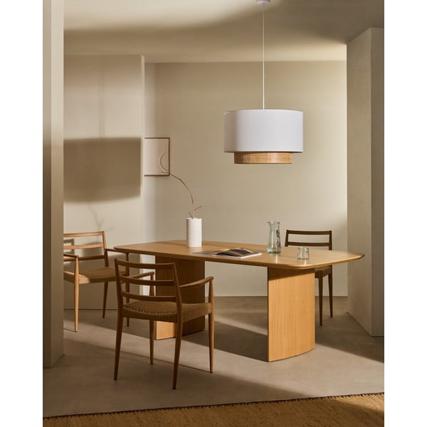 Jedálenská stolička z dubového dreva v prírodnej farbe Fondes – Kave Home-image-1