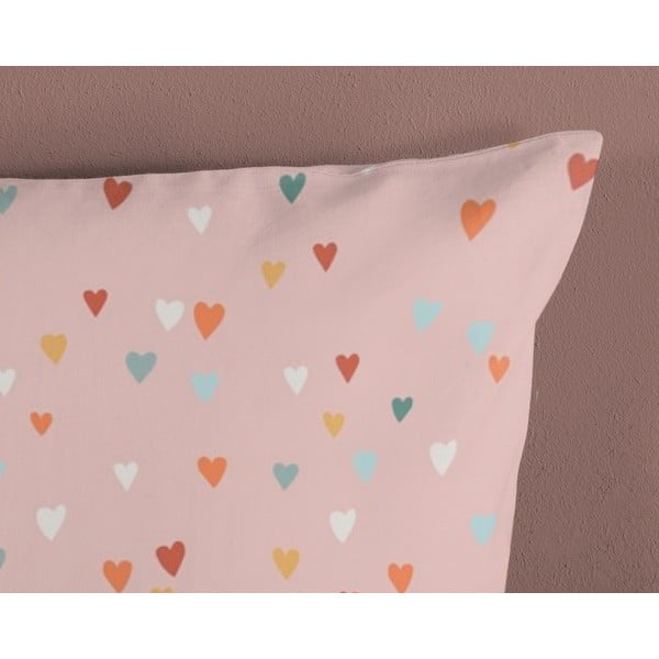 Ružové/béžové bavlnené detské obliečky do postieľky 100x135 cm Louie – Good Morning-image-3