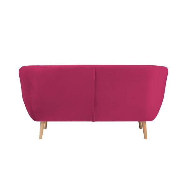 Ružová dvojmiestna pohovka Mazzini Sofas Amelie-image-3
