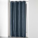 Tmavomodrý záves z mikrosaténu 140x240 cm Shana – douceur d'intérieur