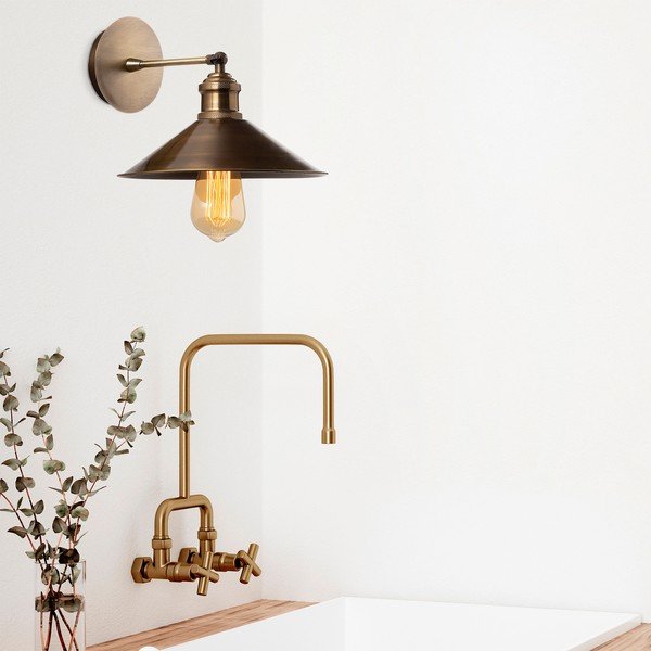 Nástenné svietidlo v zlatej farbe ø 24 cm Mueno – Opviq lights-image-2