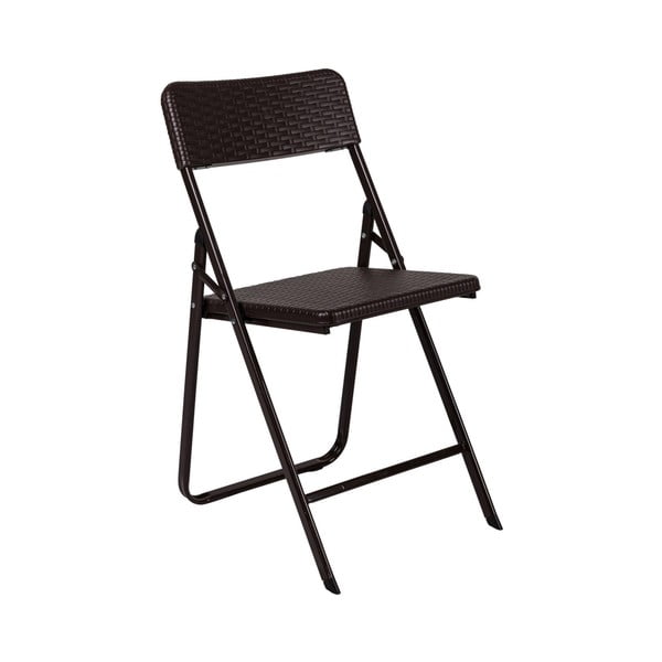 Čierna skladacia stolička Evergreen Houso Cool