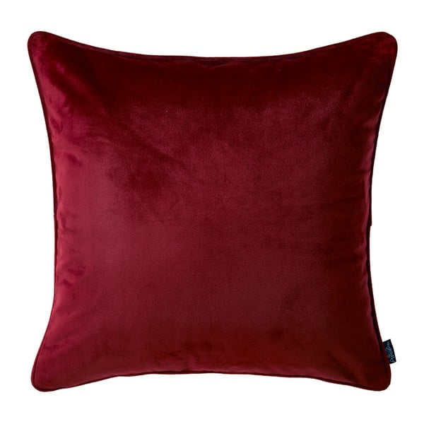Tmavočervená obliečka na vankúš Apolena Velvet, 45 × 45 cm