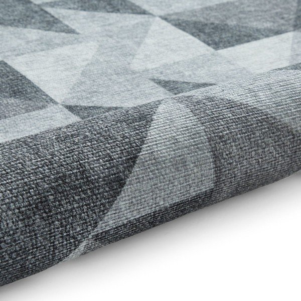 Sivý prateľný behúň 76x230 cm Coral Grey – Think Rugs-image-3