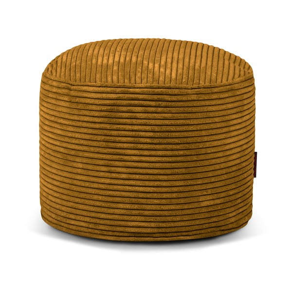 Menčestrový sedací vak v horčicovej farbe Mini – SLOWDOWN