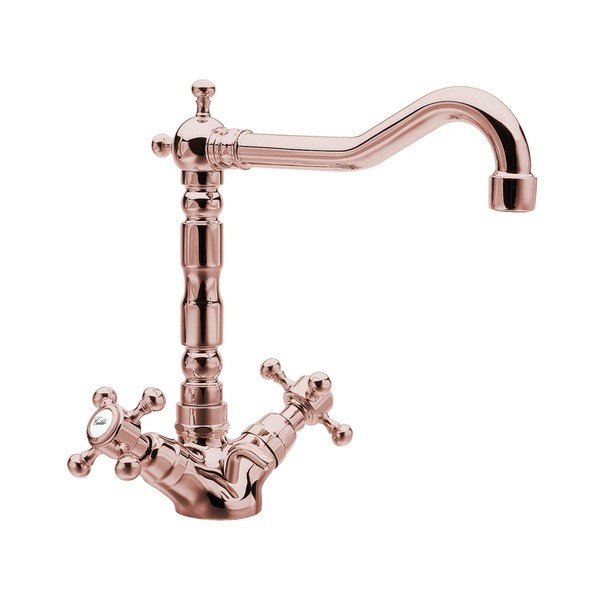 Ružová stojančeková umývadlová batéria Antea – Sapho