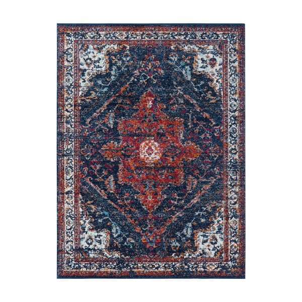 Modro-červený koberec Nouristan Azrow, 120 x 170 cm