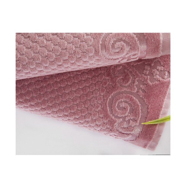 Sada uteráka a osušky Acustic Rose, 50x90 cm a 70x140 cm-image-1