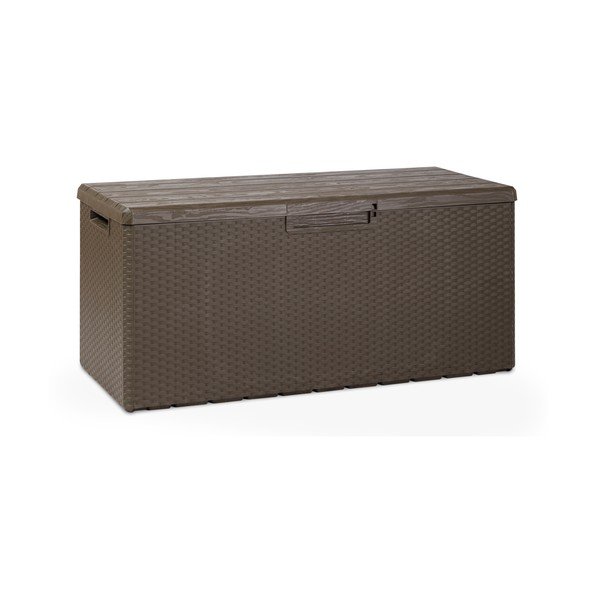 Tmavohnedý záhradný úložný box Portofino – Toomax