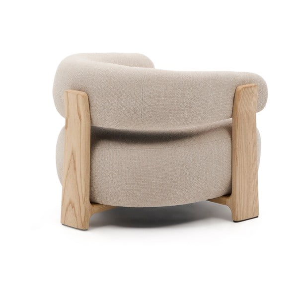 Béžové ženilkové kreslo Granite – Kave Home-image-4