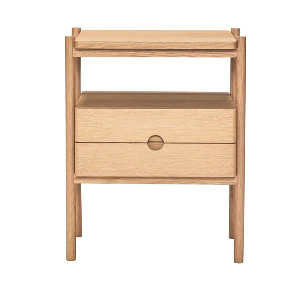 Nočný stolík v dekore duba v prírodnej farbe Appeal – Hübsch