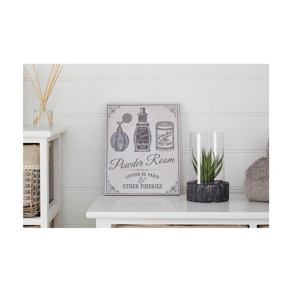 Obraz do kúpeľne Premier Housewares Powder Room, 20 × 25 cm-image-3