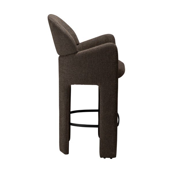Hnedá barová stolička (výška sedadla 68,5 cm) Aole – DAN-FORM Denmark-image-2