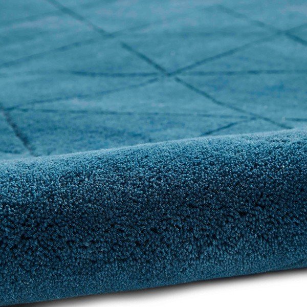 Modrý vlnený koberec Think Rugs Kasbah, 150 x 230 cm-image-1