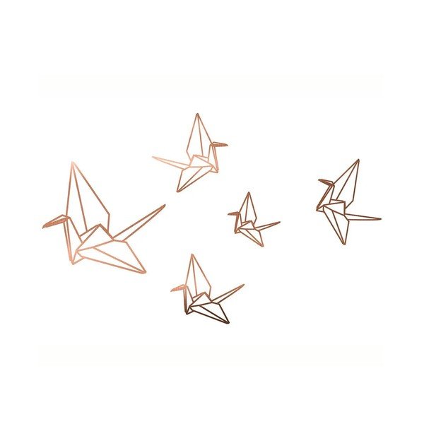 Samolepka na stenu Surdic Origami, 60 x 40 cm