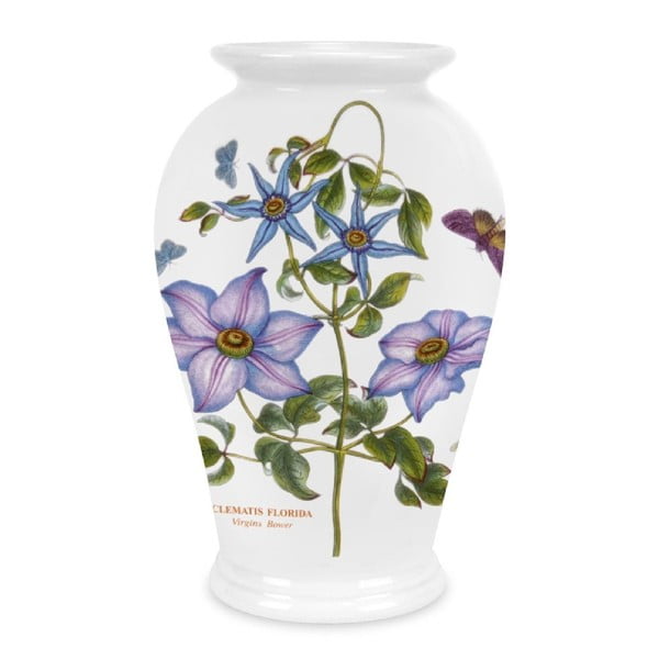 Kameninová váza s kvetínami Portmeirion, výška 20 cm