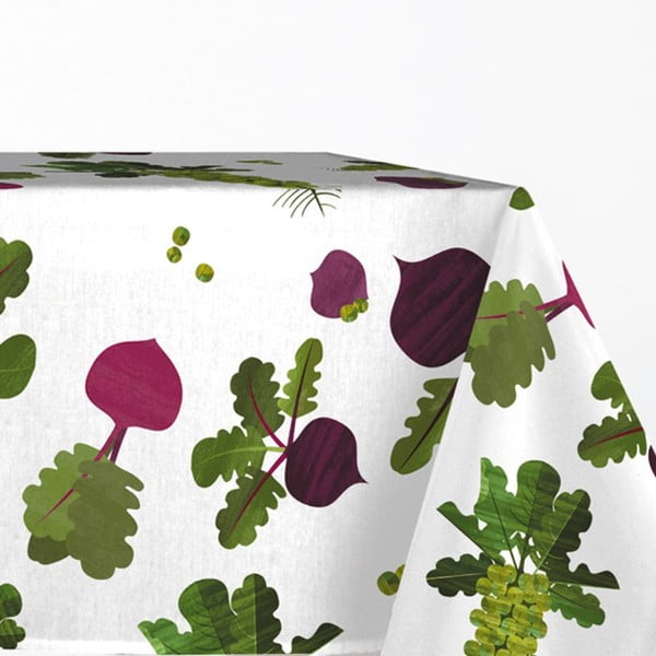 Bavlnený obrus Happy Friday Basic Greenery, 150 x 150 cm-image-1