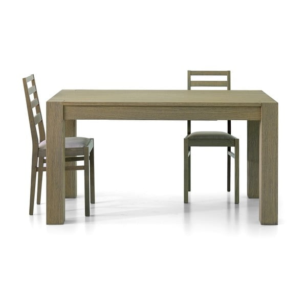 Rozkladací jedálenský stôl z dubového dreva Castagnetti Dinin, 140 cm