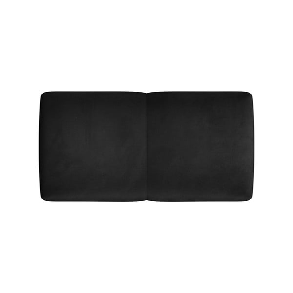 Čierna zamatová opierka k modulárnej pohovke Rome Velvet - Cosmopolitan Design-image-2