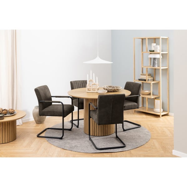 Tmavosivé jedálenské stoličky v súprave 2 ks Adele – Actona-image-2