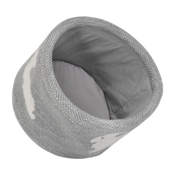 Sivý bavlnený organizér Kindsgut Bunny, ø 16 cm-image-2