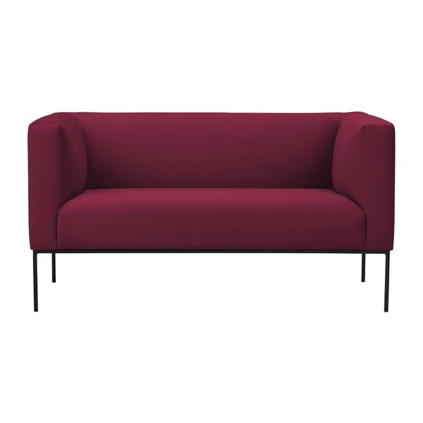 Červená dvojmiestna pohovka Windsor & Co Sofas Neptune
