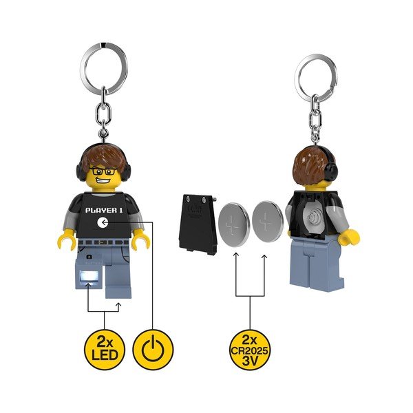 Kľúčenka so svietidlom Player – LEGO®-image-3