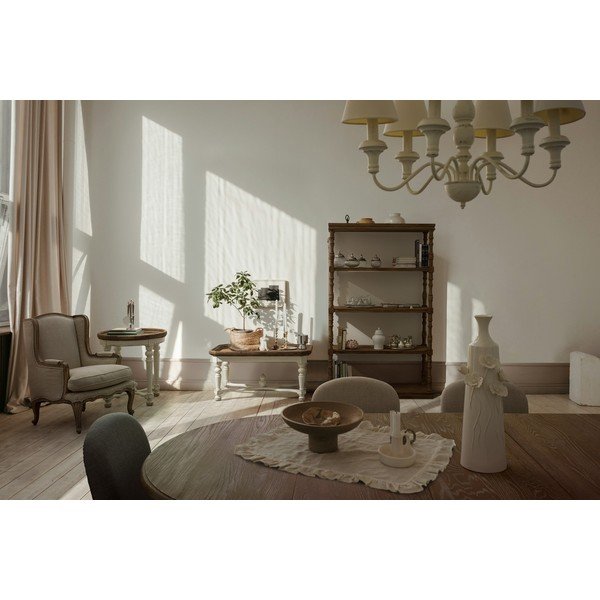 Béžové ľanové kreslo Catherine – Bizzotto-image-1