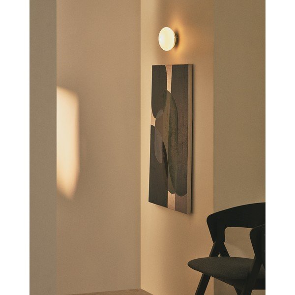 Biele/čierne nástenné svietidlo ø 15 cm Bamila – Kave Home-image-2