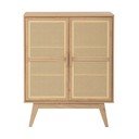 Skrinka v dekore duba v prírodnej farbe 87x110 cm Bridget – Støraa