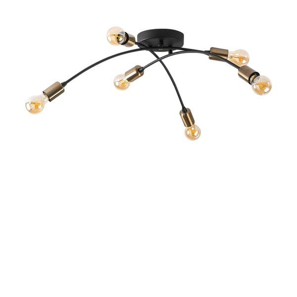 Čierne stropné svietidlo 67x67 cm Banana – Opviq lights