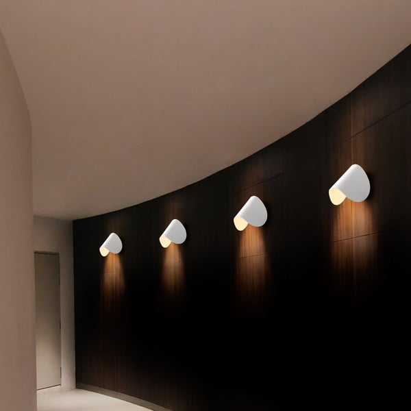Biele LED nástenné svietidlo Heybe – Opviq lights-image-4