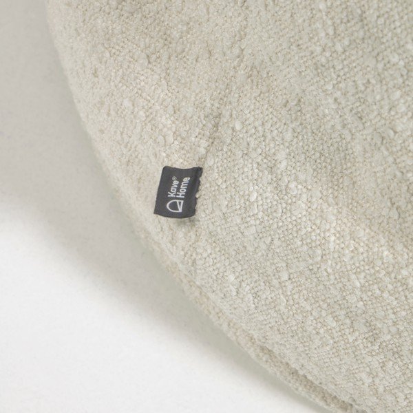 Biely sedací vak Kave Home Vicka, ø 70 cm-image-2