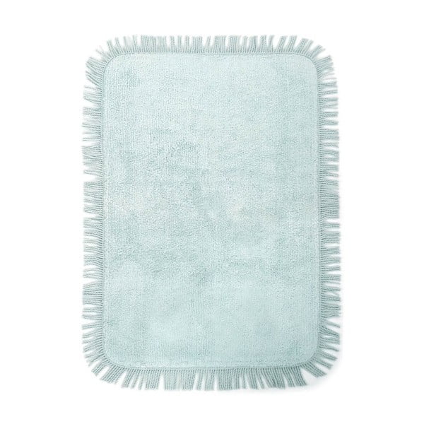 Zelená bavlnená kúpeľňová predložka Jill, 70 × 120 cm