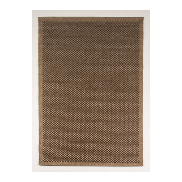 Hnedý koberec vhodný do exteriéru Casa Natural Lana, 230 × 150 cm