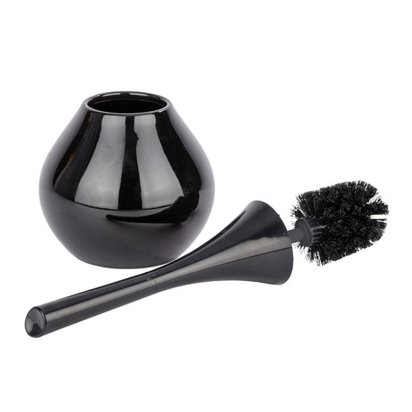 Čierna toaletná kefa Wenko Flakón-image-1