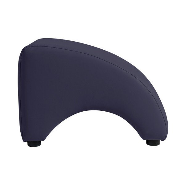 Tmavomodrá podnožka z imitácie kože Max Winzer Brandford-image-2