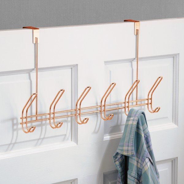 Kovový vešiak na dvere v medenej farbe 48 cm Classico – iDesign-image-1