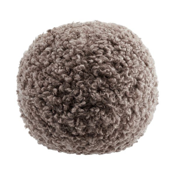 Plyšový dekoračný vankúš ø 26 cm Teddy – Blomus