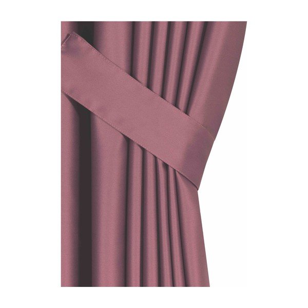 Ružový polo-zatemňovací záves 260x100 cm - Mila Home-image-1