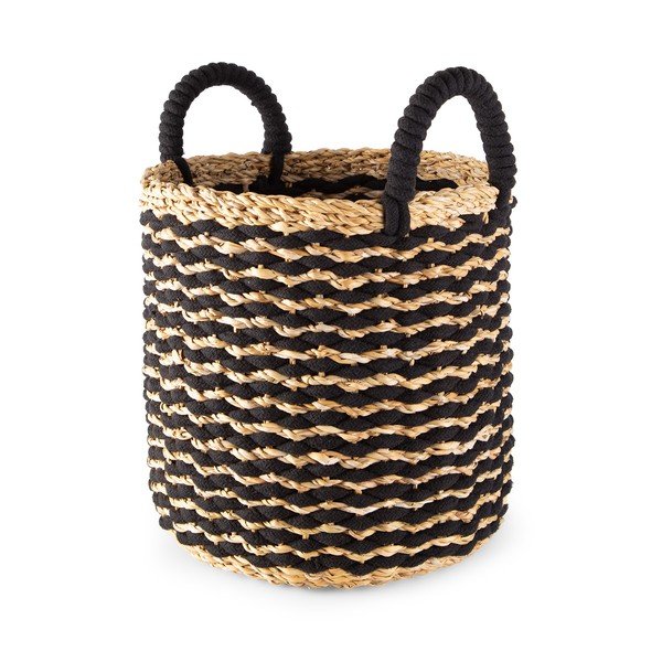 Úložný košík z morskej trávy Compactor, ø 30 cm-image-4