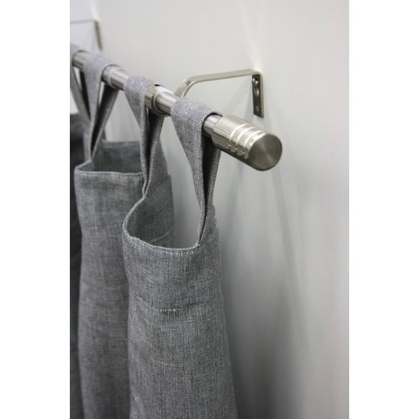 Kovová roztiahnuteľná garniža 190 - 340 cm Válec - Gardinia-image-1