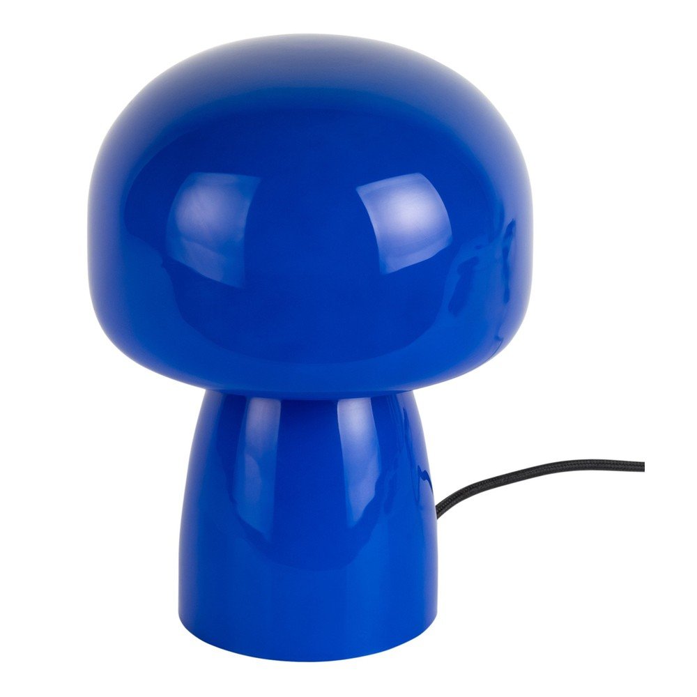 E-shop Modrá stolová lampa (výška 20 cm) Fervor – Leitmotiv