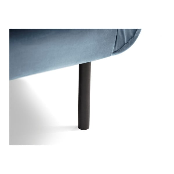Svetlomodré zamatové kreslo Cosmopolitan Design Vienna-image-4
