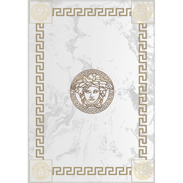 Sivý koberec Vitaus Logo, 160 x 230 cm