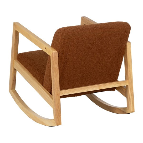 Hnedé hojdacie kreslo – Ixia-image-3