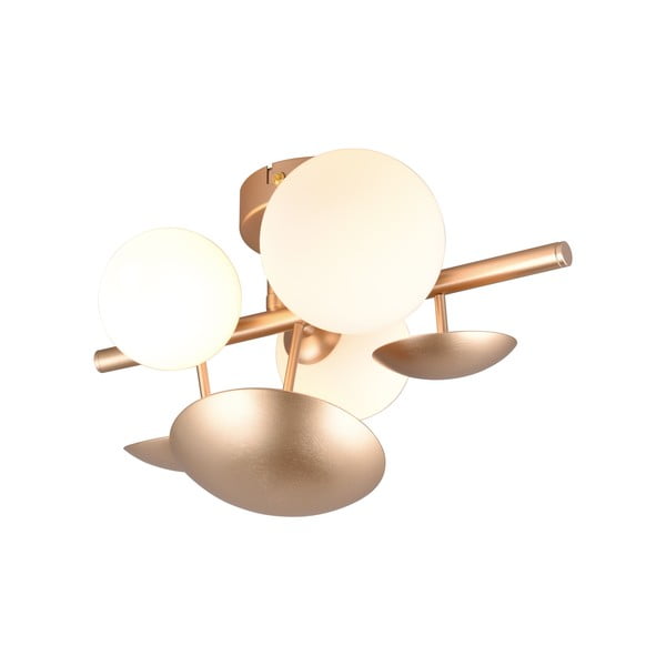 Nástenné svietidlo v zlato-bielej farbe Bubble – Trio Select-image-1