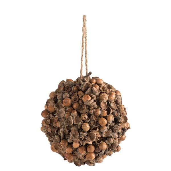 Závesná dekorácia s orieškami J-Line Nuts, ⌀ 15 cm