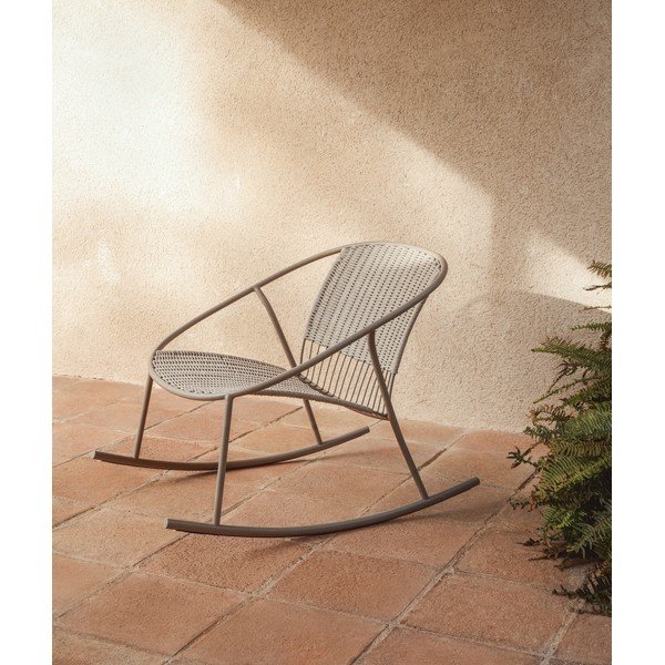 Taupe záhradné kreslo Atrani – Kave Home-image-1