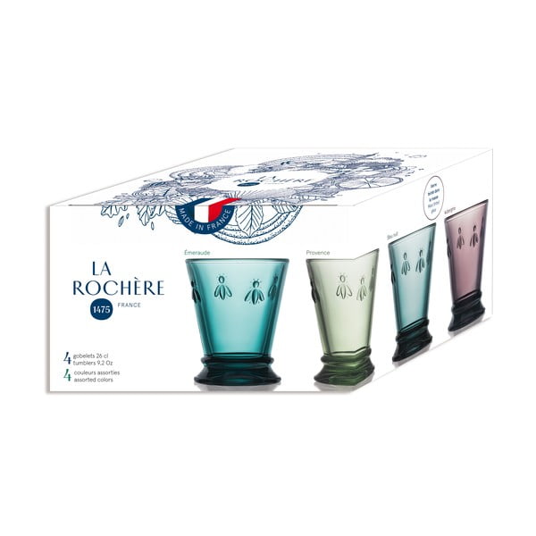 Poháre v súprave 4 ks 260 ml Abeille – La Rochére-image-3